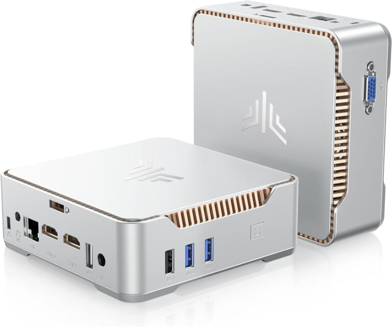 KAMRUI GK3 Plus Mini PC 16GB RAM 512GB M.2 SSD, Intel 12th Alder Lake N95 (up to 3.4GHz) Micro PC, 2.5”SSD, Gigabit Ethernet, 4K UHD, WiFi, BT, VESA/Home/Business Mini Desktop Computer