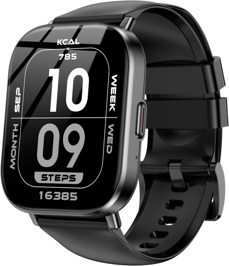 Smart Watch, 2.01″ HD Touchscreen Fitness Watch, Bluetooth Calls, 120 Sports Modes Activity Tracker, 24/7 Heart Rate & Sleep Monitor, IP68 Waterproof, iOS Android Compatible (Black)
