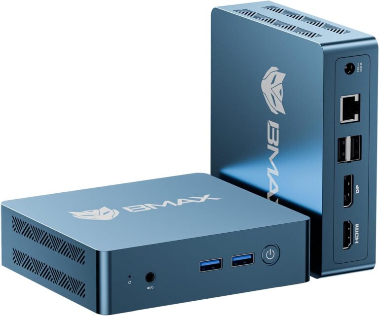 Bmax Mini PC B2 Power Intel 5205U 8GB DDR4 256GB M.2 NVMe SSD Support Expansion (64GB&4TB)